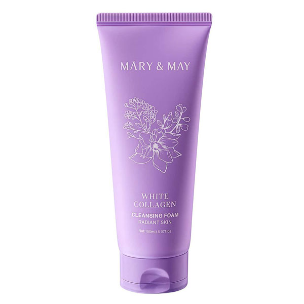 Mary & May White Collagen Cleansing Foam, 150мл