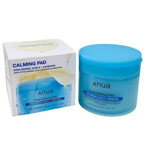 Anua 8 Hyaluronic Acid Catechin Calming Pad, 110шт