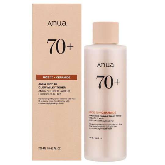 Anua Rice 70 Glow Milky Toner, 250мл