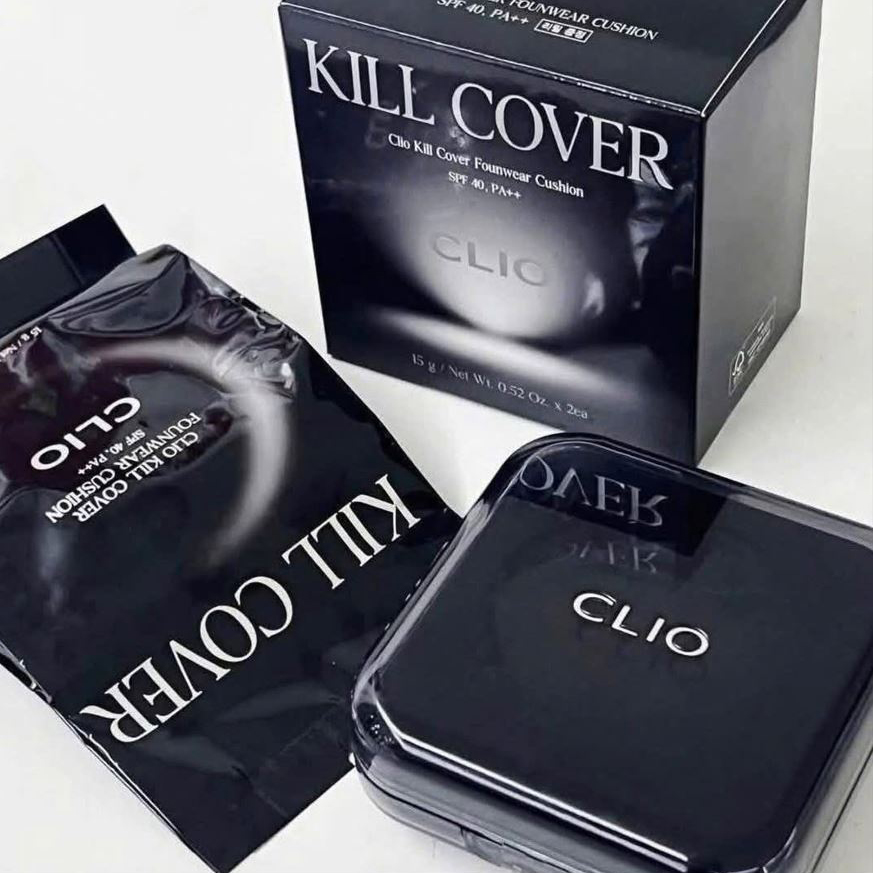 CLIO Kill Cover Founwear Cushion 19C Light SPF40 PA++, 15гр*2