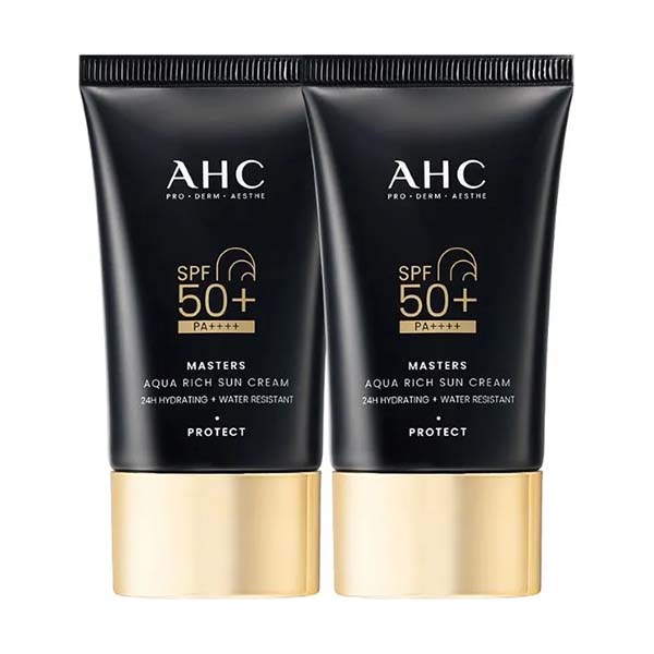 AHC Masters Aqua Rich Sun Cream, 30мл*2